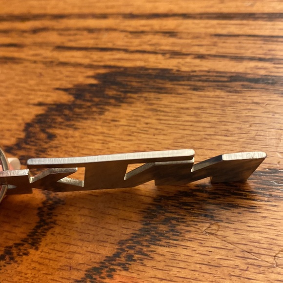 KTM Racing Motorcycle Dirt Bike Motocross Silver Chrome Keychain Accessory - Picture 3 of 3